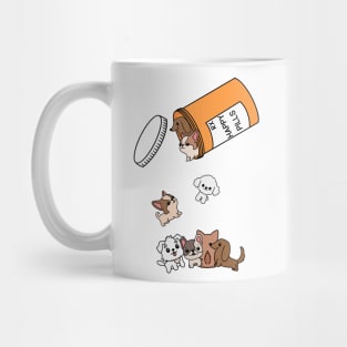 Happy Puppy Pills Prescription Mug